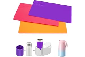 EVDZNA 3 pcs Silicone Mug Sublimation, Enveloppes en Silicone pour Tasses Sublimation, Enveloppement De Tasse in Silicone par Sublimation 3D pour Les Produits Vierges de Gobelets de Sublimation