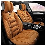 [Umweltmode]: Plüsch geschmacklos, atmungsaktiv weich, warm im Winter, schützt den ursprünglichen Sitzkratzer, macht das Auto schön und kann als Geschenk verwendet werden.