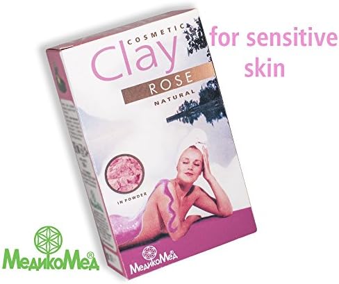 COSMETIC PINK CLAY 100g. MedikoMED (face, body and hair MASK) THE BEST price on Amazon!!