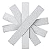 Fashion Gallery 5 Nail Files Buffing Square Grit Sandpaper Nail Art Acrylic Gel Tips