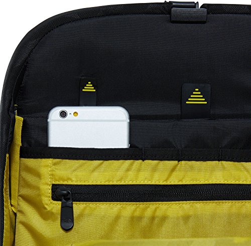 The North Face Access 28  L schwarz Rucksack       Rucks  cke  schwarz  monoton  Vordertasche  Handyfach  Tablet Pocket  Rei  verschlussfach  Rei  ver