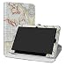 Produktbild LiuShan MediaPad M5 10.8 Rotary Hülle, 360°rotierenden Drehbares Standfunktion Hülle mit Schöne Muster für 10.8" Huawei MediaPad M5 10.8/M5 Pro Android Tablet,Map White