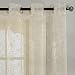 Produktbild Top Finel Stickerei Voile Vorhang Gardine Polka Dot Ösenvorhang Dekoschal Vogelbest dekorativ BxH:140 x 215 cm Hellblond 1 Stück