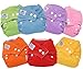 Reuseable Baby Pocket Cloth Nappies One Size Fits All-BLUE