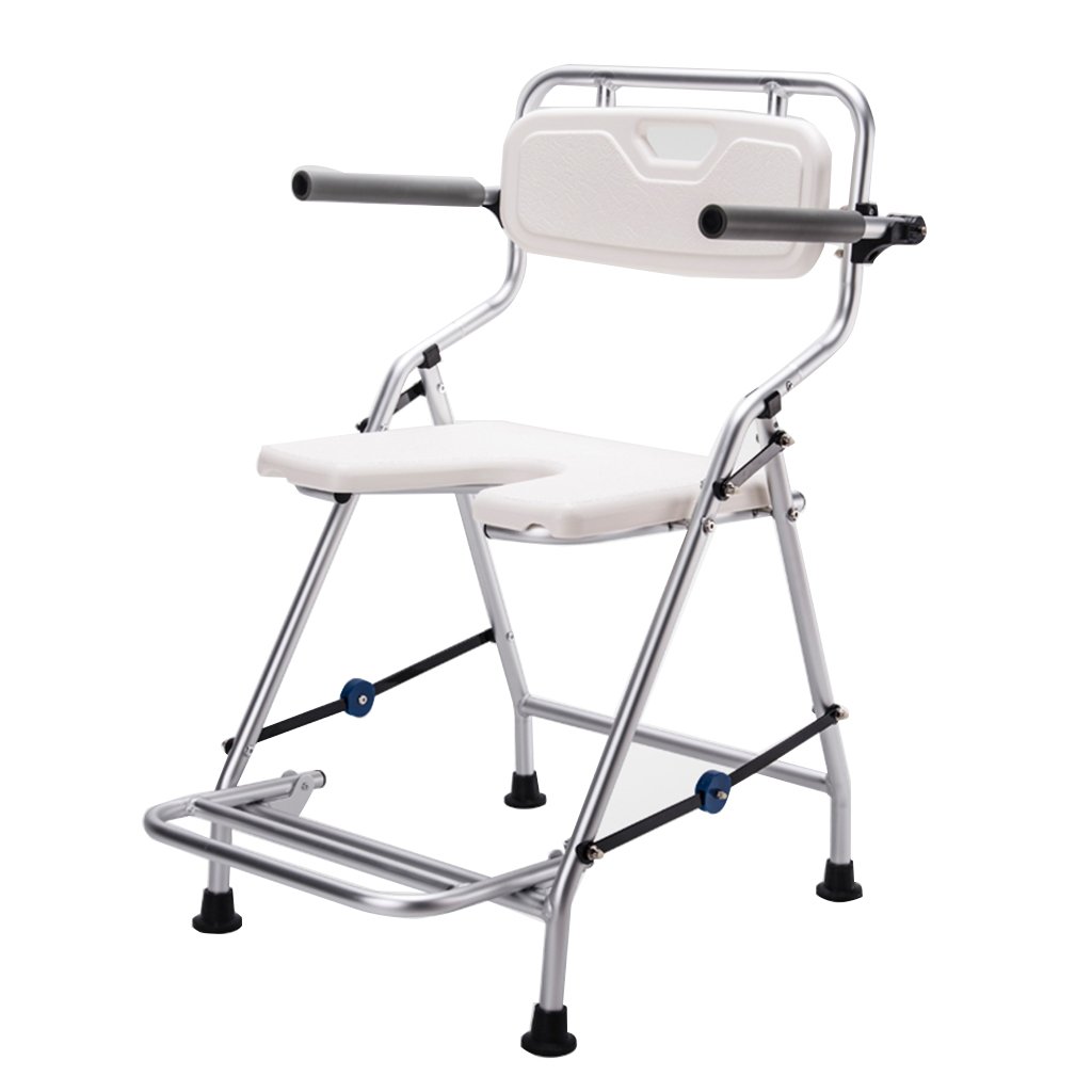MyAou-commode Bañera para Ancianos Silla de Ruedas para Ducha Banco de