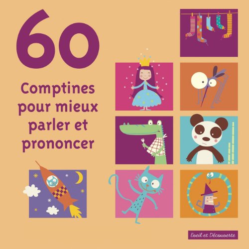 couverture de : 60 comptines pour mieux parler et prononcer