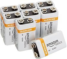 AmazonBasics Everyday Alkalibatterien, 9&nbsp;V, 8 St&uuml;ck