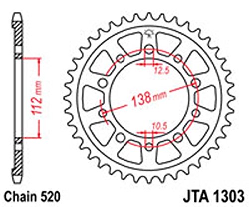 Preisvergleich Produktbild Kettenrad R / W 1303–43 Legierung NEU