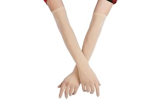 CHICTRY Damen Transparent Handschuhe Stulpenärmel Ultra Dünn Mesh Dessous Handschuhe Uv-shutz Ellenbogen Strümpfe Für Hochzeit Party Abend