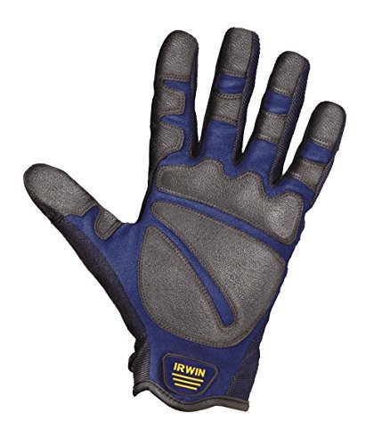 Irwin Bau-Handschuhe Grösse L, Arbeitshandschuh für grobe rauhe Arbeiten, 10503826