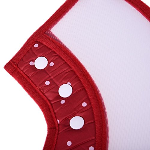 Elizabethan-Collar-with-Breathable-Soft-Edge-Plastic-Snap-Closure-for-Dogs-and-Cats