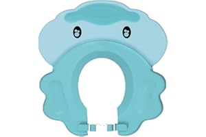 YYST Duschhaube Kinder,Baby Shampoo Cap,Baby Shampoo Schutz,Shampoo Schutz für Kinder,Haar waschen ohne Tränen,Shampooaugenschutz,Einstellbare Baby Duschhaube (E)