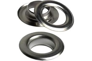 ISTA TOOLS Ösen mit Gegenscheiben, stahl, in verschiedene Beschichtungen und Größen (250, 4mm / 8mm Silber)