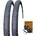 Produktbild Set: 2 x Continental Race King MTB Reifen Stollenprofil 27,5x2.20 + Conti Schläuche Rennradventil