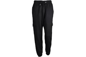 True Face Ladies Trousers Fleece Womens Joggers Cargo Combat Jogging Bottoms Casual Elasticated Women Sweatpants with Pockets Tracksuit Pants