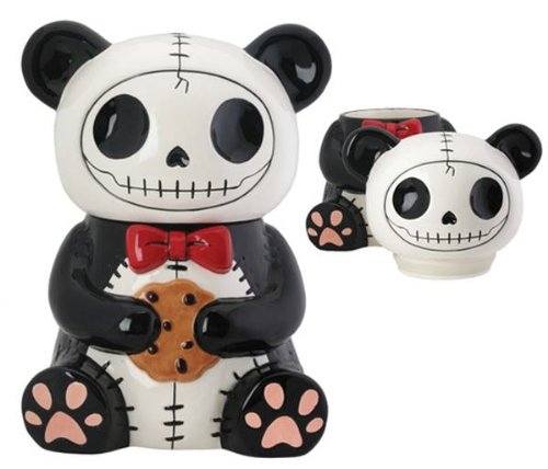 Preisvergleich Produktbild Pandie Panda Bär Furry bones Cookie Treat Jar