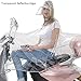 Produktbild Rziioo Transparenter, doppelter Hutkrempe Extra großer, winddichter, regensicherer Motorrad-Roller-Regen-Hoodie,B,XL