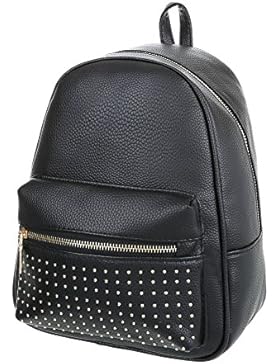 iTal-dEsiGn Damentasche Kleine Rucksack Freizeittasche Kunstleder TA-868