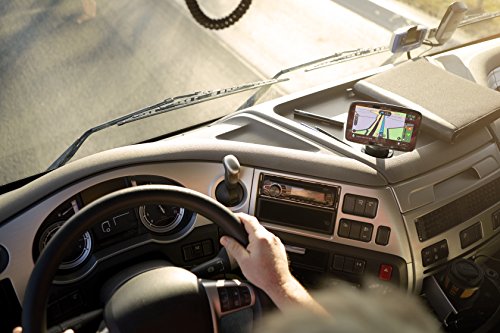 TomTom Go Professional 6250 LKW-NavigationsgerÃ¤t (6 Zoll (15,24 cm), Updates via Wi-Fi, 50.000 POIs, Smartphone Benachrichtigungen, Lebenslang Karten (Europa), Traffic und Radarkameras) schwarz