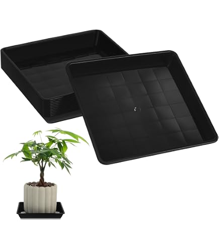 Set di 2 Fioriere in HDPE Resistente alle Intemperie con Aperture per