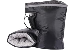 ITODA Manicotto per manubrio da moto, antivento, impermeabile, caldo, invernale, spesso, per moto, scooter