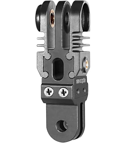 ISHOXS Small Grab Set | Extension Rallonge Support | Fixation Pour GoPro Hero 11,10,9 Insta360x3 Et ActionCam Compatible | Accessoire VTT Moto | Adaptateur à 2 Poignées Bimatières