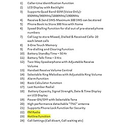 Alternative view of Beetel F1K GSM Fixed Wireless Phone, Support Quad band 2G,LCD Display,Speed Dial,Two way Speaker phone & Adjustable Volume,Supports Hotline Function,Alarm,4 Direct Memory Keys,Basic Calculator (Black)