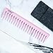 xnicx 601 Pink Wide Tooth Comb 180? Heat Resistant Detangling comb Wide Comb Detangler Hair Comb for long wet hair curly hair comb