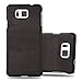 Produktbild Cadorabo Hülle für Samsung Galaxy Alpha - Hülle in Woody SCHWARZ – Hardcase Handyhülle in Vintage Holz Optik - Schutzhülle Bumper Back Case Cover