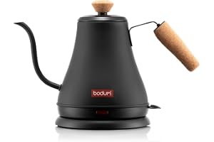 Bodum Melior 11883-259EURO elektrisk vattenkokare med lång pip, 0,8 l, 1 800 W
