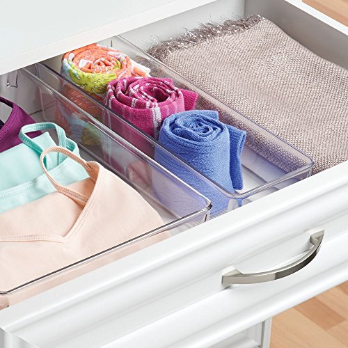 InterDesign 60330EU Linus Dresser 4 Aufbewahrungsbox, Durchsichtig - 2
