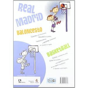 Coloreo con el Real Madrid: Baloncesto-Basketball (Real Madrid / Libros de colorear con actividades)