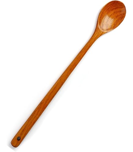 Cuillère En Bois De Hêtre 60 Cm – Fabriquée à La Main, Antibactérienne Et Résistante à La Chaleur – Pour Cuisiner Et Mélanger