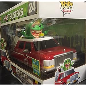 Funko Pop Funko 9925 – Cazafantasmas 2016, Pop Vinyl Figure 24 Ecto-1 with Slimer (Cazafantasmas ) - Imagen 3
