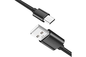 umvowuxa Replacement USB C Charging Cable for Sony WH/WF-1000XM5 WH/WF-1000XM4 WH/WF-1000XM3 WH-XB910N WH-H910N WH-CH510 CH520 CH710N CH720N Wireless Headphones (1m/Black)