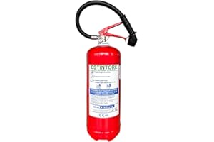 GENERICO Estintore Idrico a Schiuma litri 6, anno di costruzione 2025, fornito di staffa +cartello estintore + tagliando di controllo