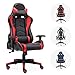 Produktbild Wahson Gaming Stuhl, Computer Bürostuhl, Ergonomische Sport Racing, Armlehnen in 2 Richtungen für PC-Player. 180°Liegen verstellbar, mit Lendenkissen und verstellbarer Kopfstütze. Max. Tragkraft 150kg (Rot)