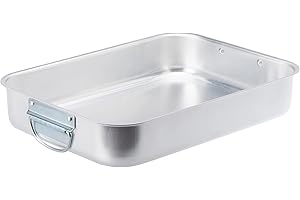 BALDASSARE AGNELLI Pentole Agnelli Family Tortiera Rettangolare, Alluminio, Argento, 32x23 cm