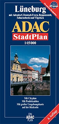 ADAC StadtPlan Lüneburg mit Adendorf, Deutsch Evern, Reppenstedt ...