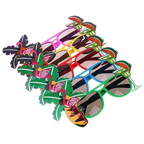 Gazechimp Hawaiische Sonnenbrille Brille Strandparty Kostüm Zufällige Farbe - 7