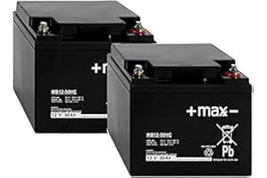 LONG Invacare fauteuil bora elektromobil batterie 2 x 12 v 50Ah ploMB compatible