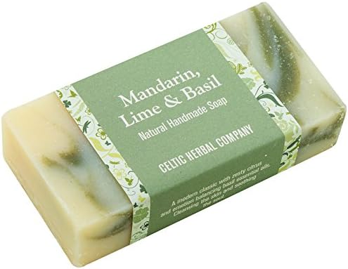 The Celtic Herbal Handmade Soap, Mandarin, Lime &amp; Basil