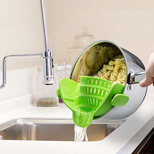 Kitchen Gizmo Schnapp und stamm Sieb SNAP’N STRAIN - 5