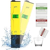 Koopower PH Messgerät, Digital PH Tester mit LCD Anzeige, tragbarer Tester/Messer für Aquarium, pH Wert Meter für Pools…