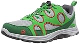 Schnellschnür-System Jack Wolfskin Unisex-Kinder Southpark K Low-Top, Grau (Cucumber Green 4033), 39 EU