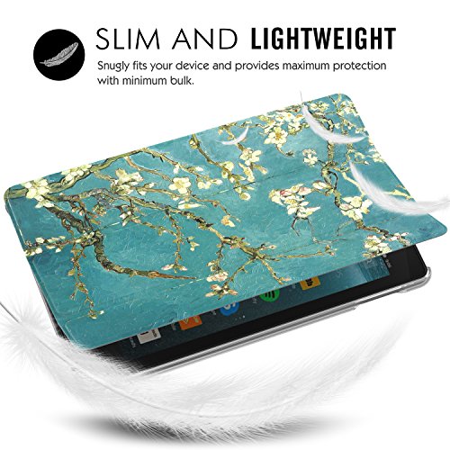 MoKo Hülle für All-New Amazon Fire HD 8 Tablet (7th Generation – 2017 Modell) – Ultra Slim Lightweight Smart Cover mit Durchschaubar Rückseite Schutzhülle für das neue Fire HD 8, Axishirsch - 9