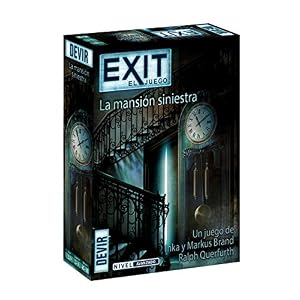 Devir – Exit: La Mansión Siniestra,en Español, Juego de Mesa con Amigos, Escape Room, Juegos de Misterio para Adulto (BGEXIT11)