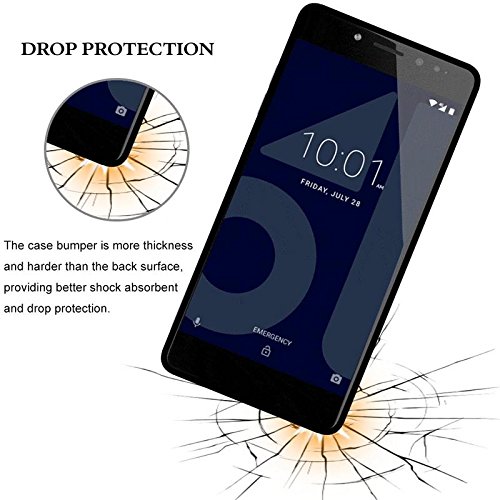 Hello Zone Exclusive Matte Finish Soft Back Case Cover For 10.or E - Black