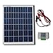 Produktbild ECO-WORTHY 20 Watt 12 Volt Komplettset Solarmodule Off Grid Bausatz 3A Laderegler - Photovoltaik Solarpanel - Camping - Ideal zum Aufladen von 12V Batterien