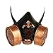 Produktbild Steampunk Atemschutz Gasmaske Atemschutzmaske mit eingesetzten Metallspikes für Cosplay - Gothic - Steampunk - EDM Fans FASCHING (87364-9003-000)